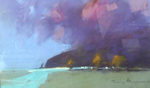 Tony Allain | Low Pressure | soft pastel | McAtamney Gallery | Geraldine NZ